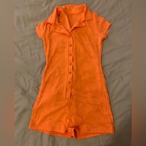 Orange Romper
